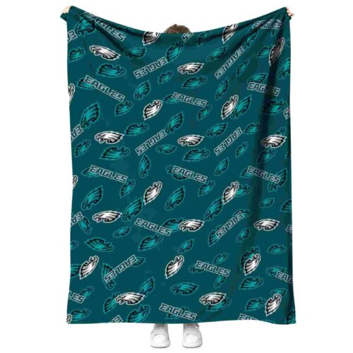 philadelphia eagles diehard fans green blanket best selling