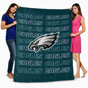 philadelphia eagles fan pride green blanket fashion forward