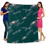 philadelphia eagles fan spirit green blanket fashion forward