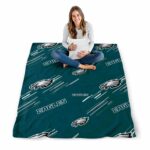 philadelphia eagles fan spirit green blanket high quality