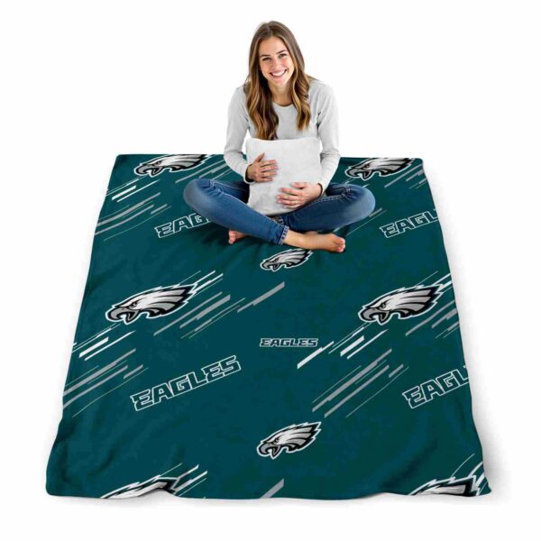 philadelphia eagles fan spirit green blanket high quality