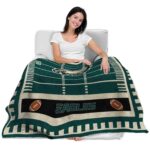 philadelphia eagles football field green blanket latest model