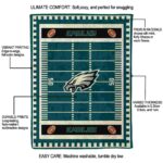 philadelphia eagles football field green blanket new arrival