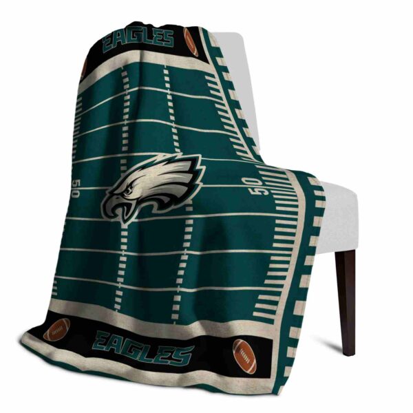 philadelphia eagles football field green blanket top rated