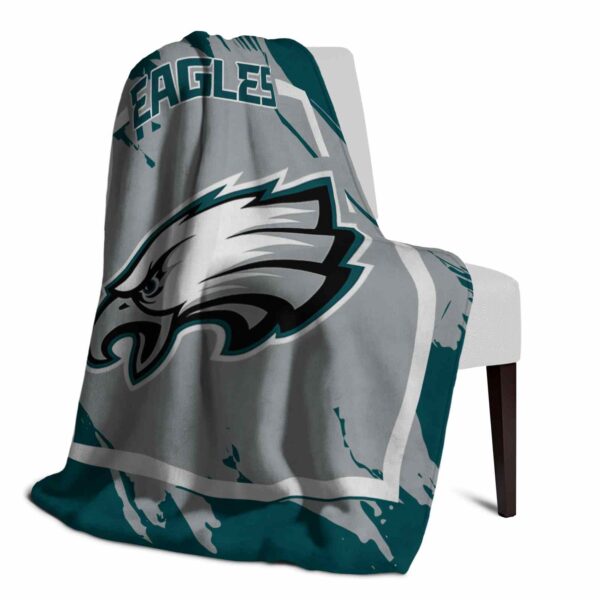 philadelphia eagles splatter effect green blanket top rated
