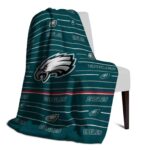philadelphia eagles striped pattern green blanket top rated