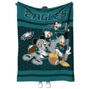 philadelphia eagles three musketeers green blanket best selling