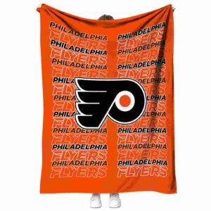 philadelphia flyers fan pride orange blanket best selling