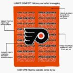 philadelphia flyers fan pride orange blanket best selling