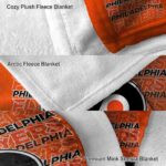 philadelphia flyers fan pride orange blanket best selling