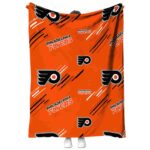 philadelphia flyers fan spirit orange blanket best selling