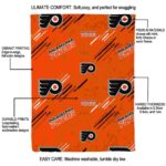 philadelphia flyers fan spirit orange blanket best selling