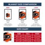 philadelphia flyers paint streaks orange white blanket best selling