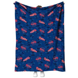 philadelphia phillies diehard fans blue blanket best selling