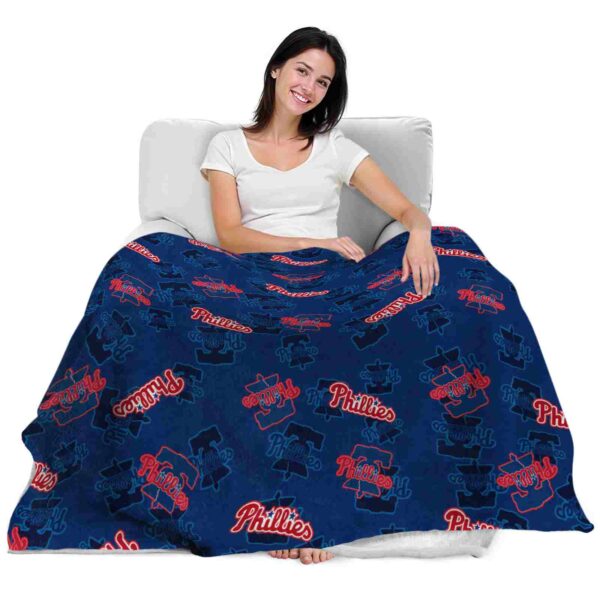 philadelphia phillies diehard fans blue blanket latest model