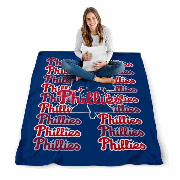 philadelphia phillies fan pride blue blanket high quality