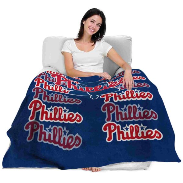 philadelphia phillies fan pride blue blanket latest model