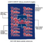 philadelphia phillies fan pride blue blanket new arrival