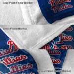 philadelphia phillies fan pride blue blanket premium grade