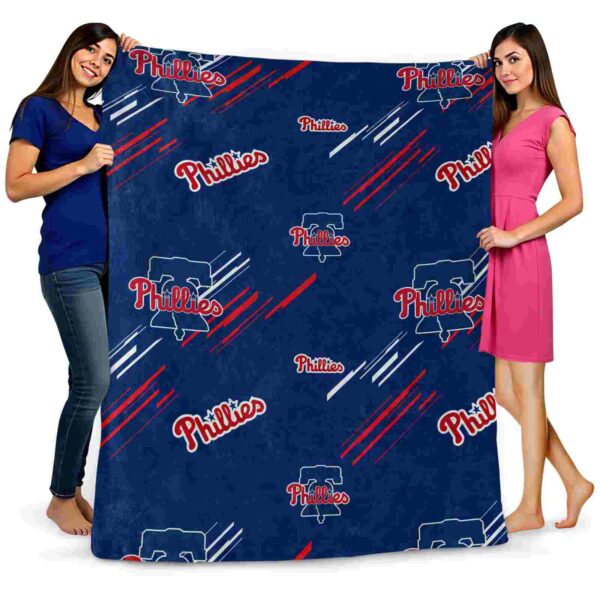 philadelphia phillies fan spirit blue blanket fashion forward