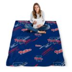philadelphia phillies fan spirit blue blanket high quality
