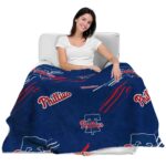 philadelphia phillies fan spirit blue blanket latest model
