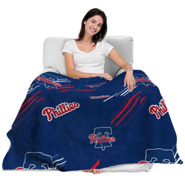 philadelphia phillies fan spirit blue blanket latest model