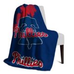 philadelphia phillies grunge texture blue blanket top rated