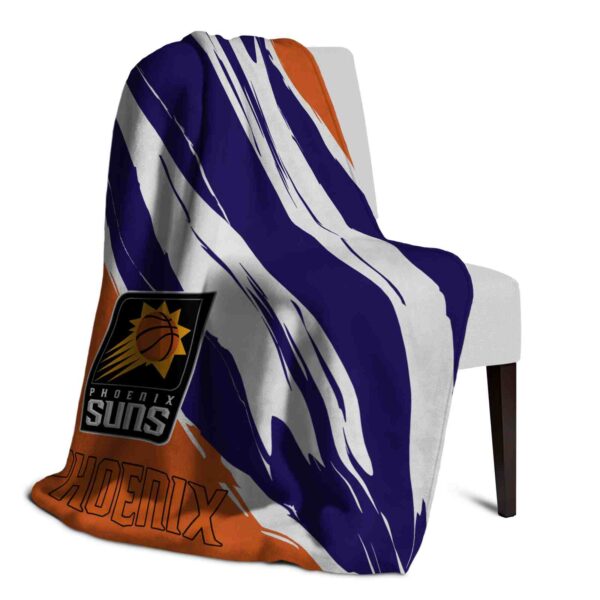 phoenix suns brushstrokes purple white blanket top rated