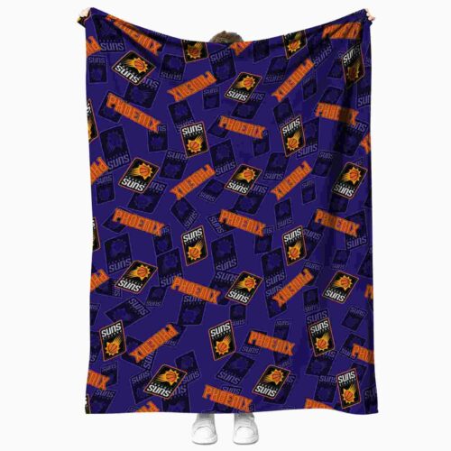 phoenix suns diehard fans purple blanket best selling
