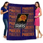 phoenix suns fan pride purple blanket best selling