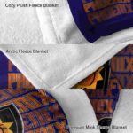 phoenix suns fan pride purple blanket best selling
