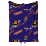 phoenix suns fan spirit purple blanket best selling