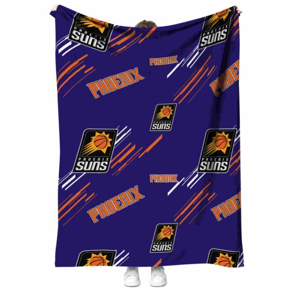 phoenix suns fan spirit purple blanket best selling