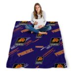 phoenix suns fan spirit purple blanket high quality