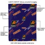 phoenix suns fan spirit purple blanket new arrival