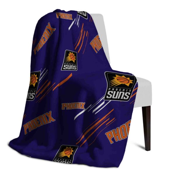 phoenix suns fan spirit purple blanket top rated