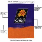 phoenix suns gradient dots purple blanket new arrival