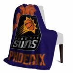 phoenix suns grunge texture purple blanket best selling