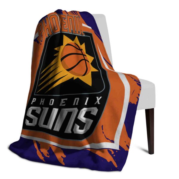 phoenix suns splatter effect purple blanket top rated
