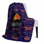 phoenix suns striped pattern purple blanket top rated