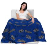 pittsburgh panthers diehard fans royal blue blanket best selling