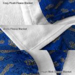 pittsburgh panthers diehard fans royal blue blanket best selling