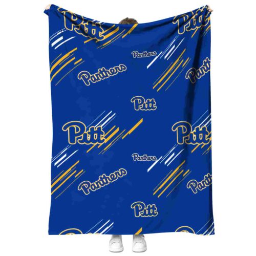 pittsburgh panthers fan spirit royal blue blanket best selling