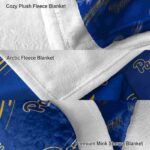 pittsburgh panthers fan spirit royal blue blanket premium grade