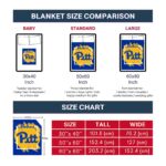 pittsburgh panthers splatter effect royal blue blanket best selling