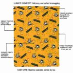 pittsburgh penguins diehard fans yellow blanket best selling