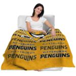 pittsburgh penguins fan pride yellow blanket latest model