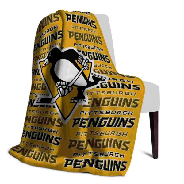 pittsburgh penguins fan pride yellow blanket top rated