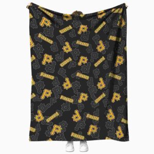 pittsburgh pirates diehard fans black blanket best selling